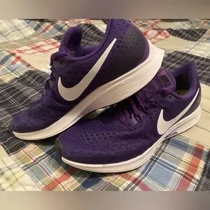Nike men's air zoom pegasus 35 running shoes purple sales
